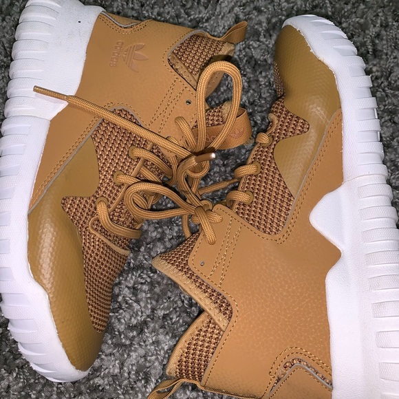 adidas Shoes | Camel X White Tubular | Poshmark